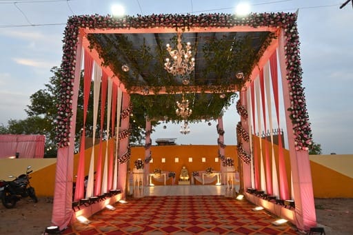 marriage garden farmhouse outdoor party lawn jhansi datiya babina reception